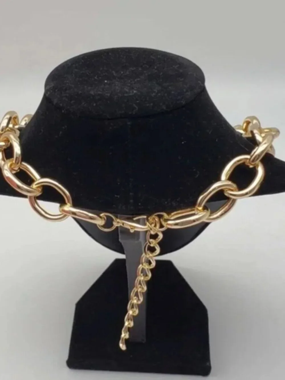 Gold-Plated Necklace with Authentic Louis Vuitton Padlock